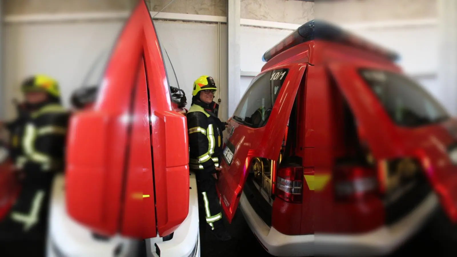 Wenn alle Fahrzeuge geparkt sind, kann Florian Meßner manchmal nicht mehr den Kofferraum öffnen. (Foto: Huss-Weber)