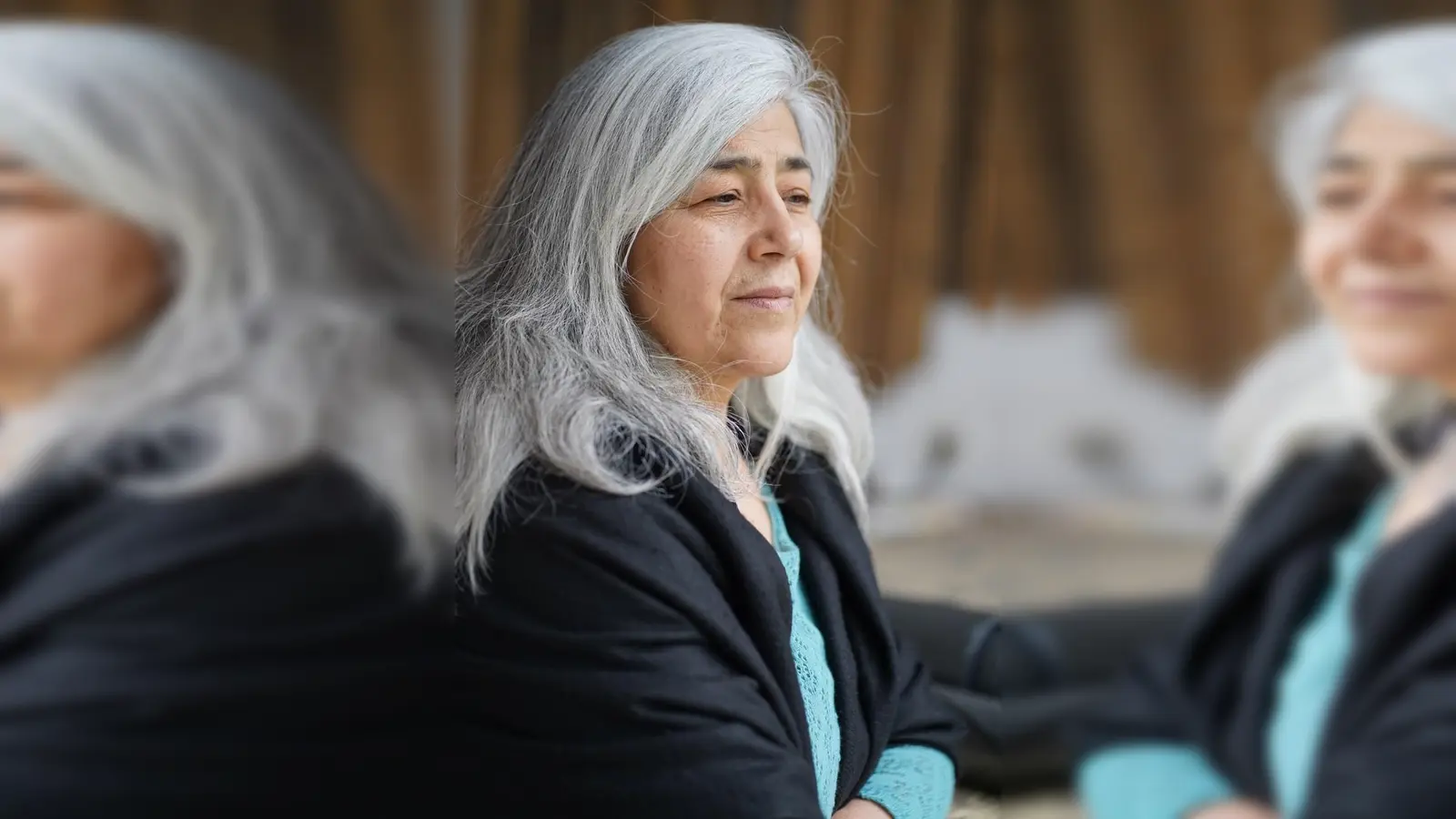 Die deutsch-afghanische Künstlerin Mahbuba Maqsoodi ist am 30. April im Kulturhaus KulturBunt zu Gast und liest aus ihrer Autobiografie.  (F.: © Benjamin Mang, Atelier Maqsoodi)