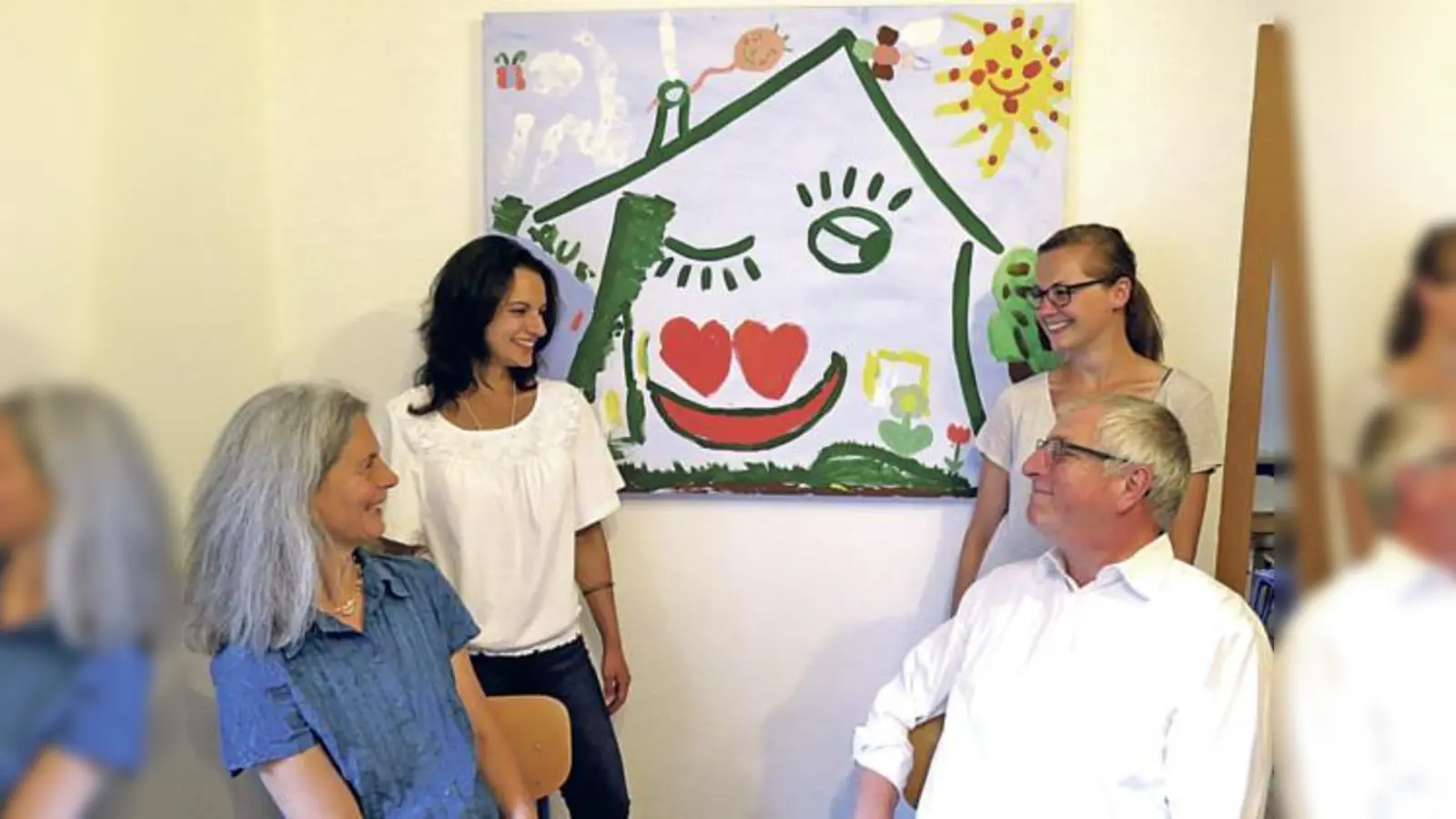 Die führenden und glücklichen Gesichter des FBZ (v. li.): Michaela Bärbel Müller, Janan Al-Radwany, Daniela Röll und Manfred Neumann.	 (Foto: FBZ)