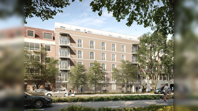 So soll der Neubau zwischen Mars- und Klarastraße mal ausschauen. (Foto: as Planungsgesellschaft mbH )