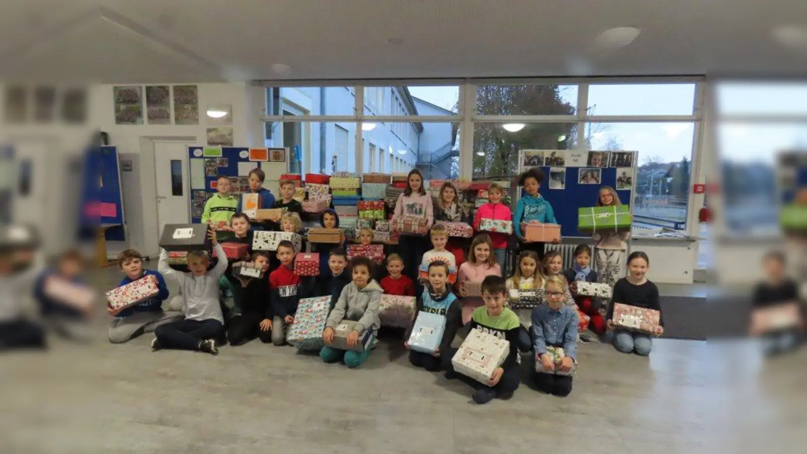 Fleißige kleine Helfer: Die Kinder Grundschule am Pilsensee. (Foto: Grundschule am Pilsensee)