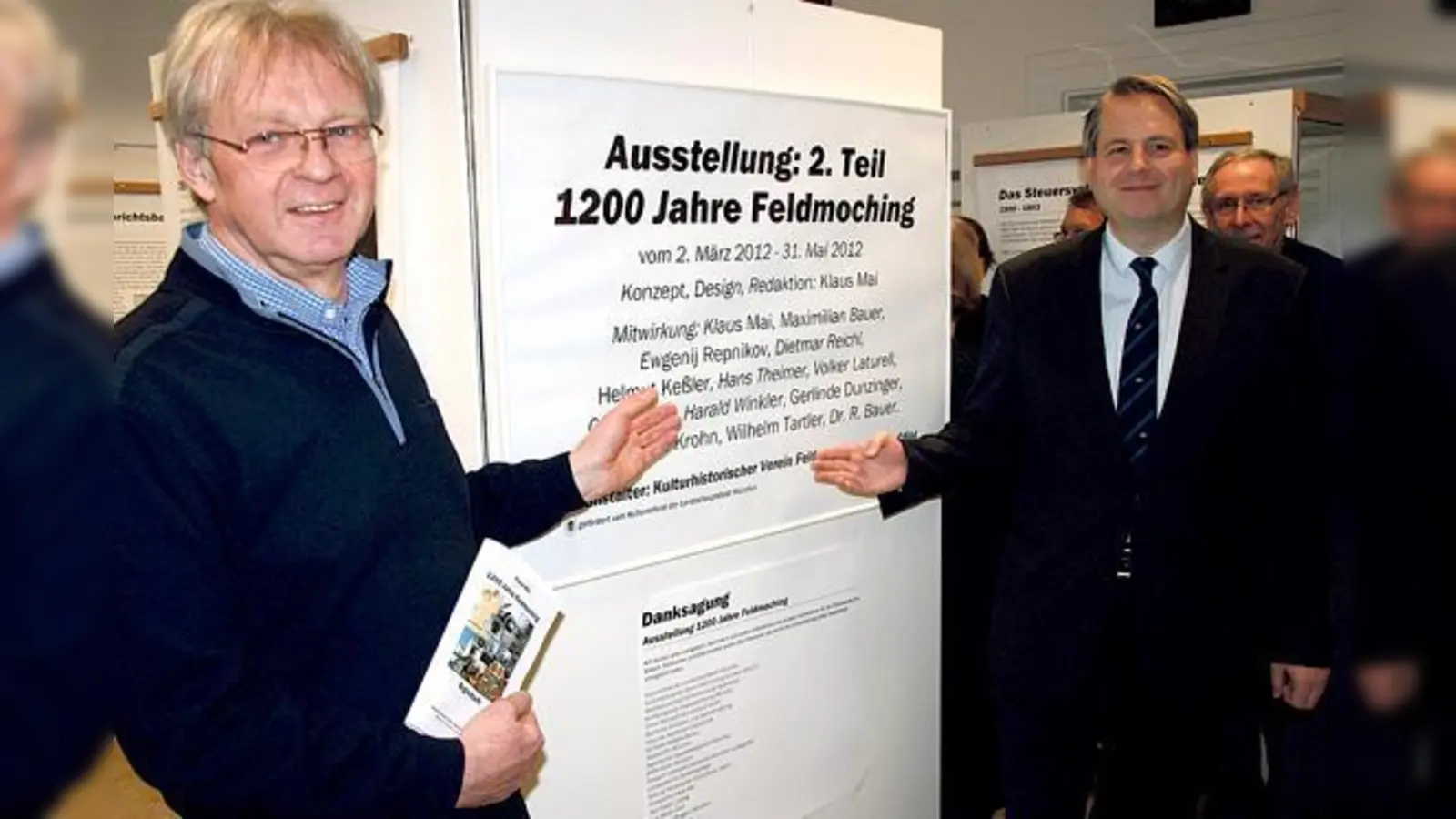 Klaus Mai (l.) und Maximilian Bauer.	 (Foto: ws)