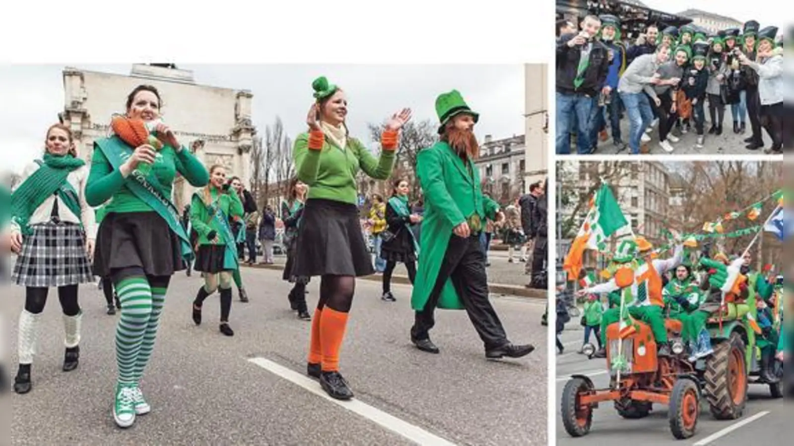 Zum 23. Mal verbreitet die St. Patricks Day Parade irische Lebensfreude.                    (Foto: Shaun Clarke)