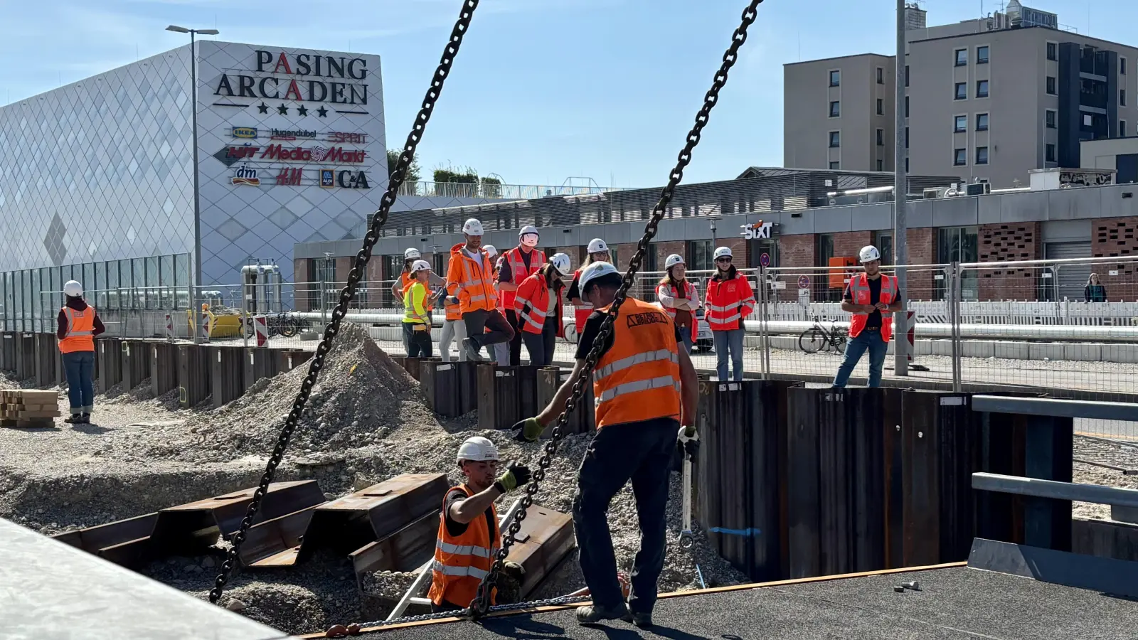 Für 18 Monate wird die Norumgehung Paing (NUP) nach Norden verschwenkt. (Foto: Ulrike Seiffert)