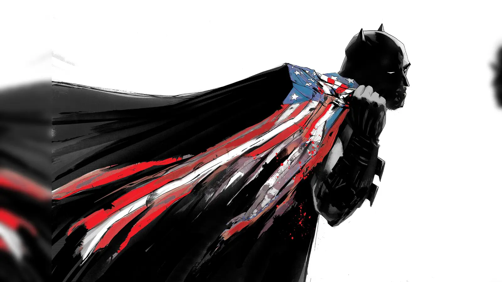 ﻿Batman von Jock, Mark Simpson (*1972), bekannt als Jock, hat diverse Cover für Batman erstellt.Er hat auch an dem Film „Batman: Begins“ von Warner Bros sowie an der TV-Serie „Gotham“ mitgearbeitet. (Foto: ﻿﻿﻿Jock & TM DC Comics. All Rights Reserved.)