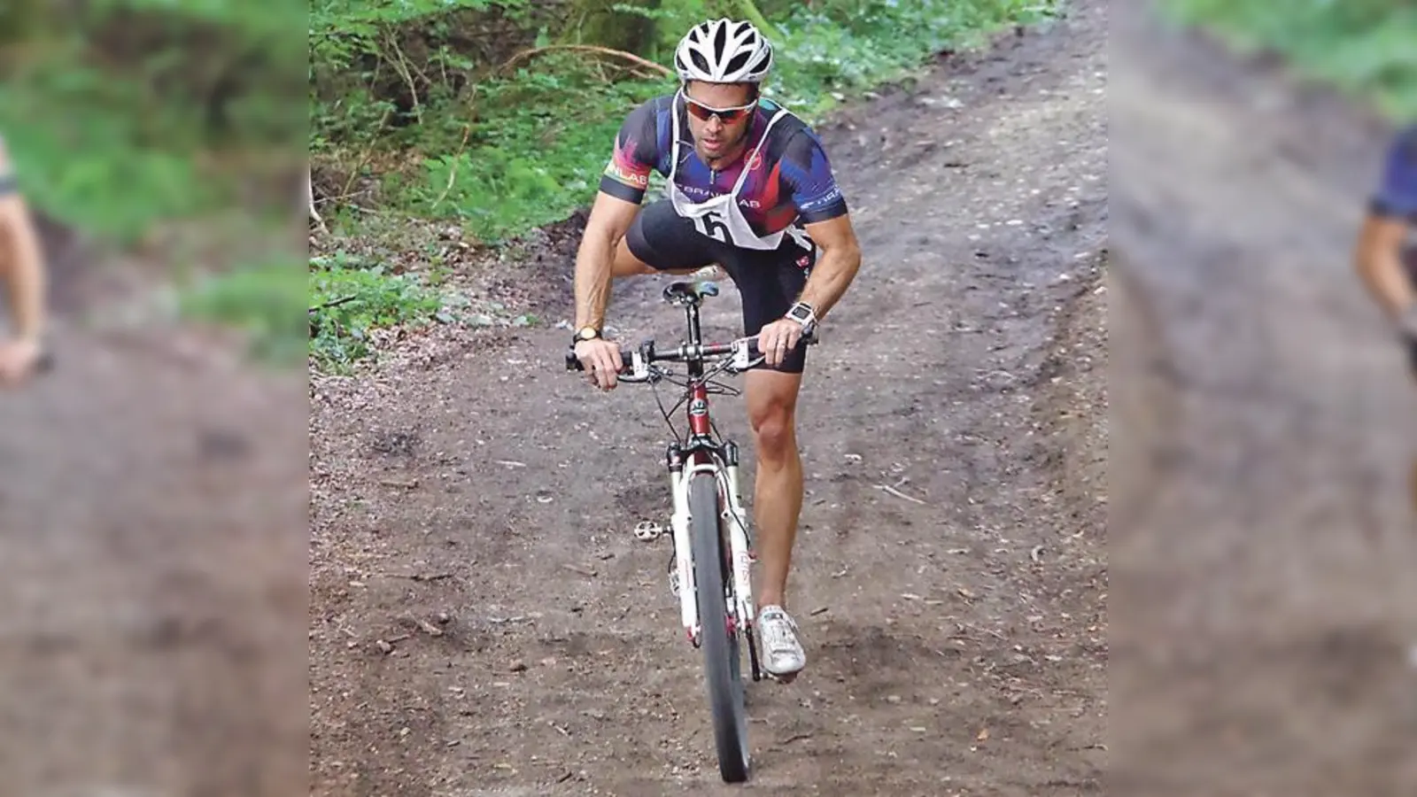 18 km werden beim 1/10 Triathlon am Steinsee auf dem Fahrrad zurückgelegt.	 (Foto: BRK Wasserwacht)