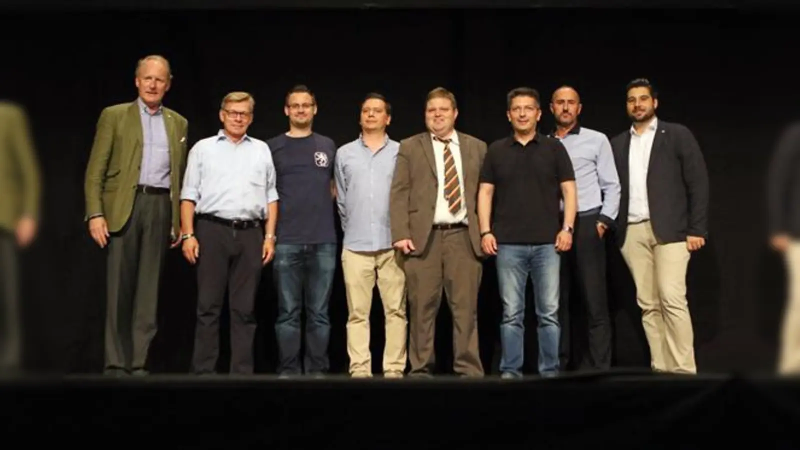 Verwaltungsrat (von links): Robert von Bennigsen, Dr. Klaus Leipold, Sascha Königsberg (stellvertretender Vorsitzender), Nicolai Walch, Dr. Markus Drees (Vorsitzender), Athanasios Stimonaris, Richard Ostermeier, Sebastian Seeböck.  (Foto: Anne Wild)