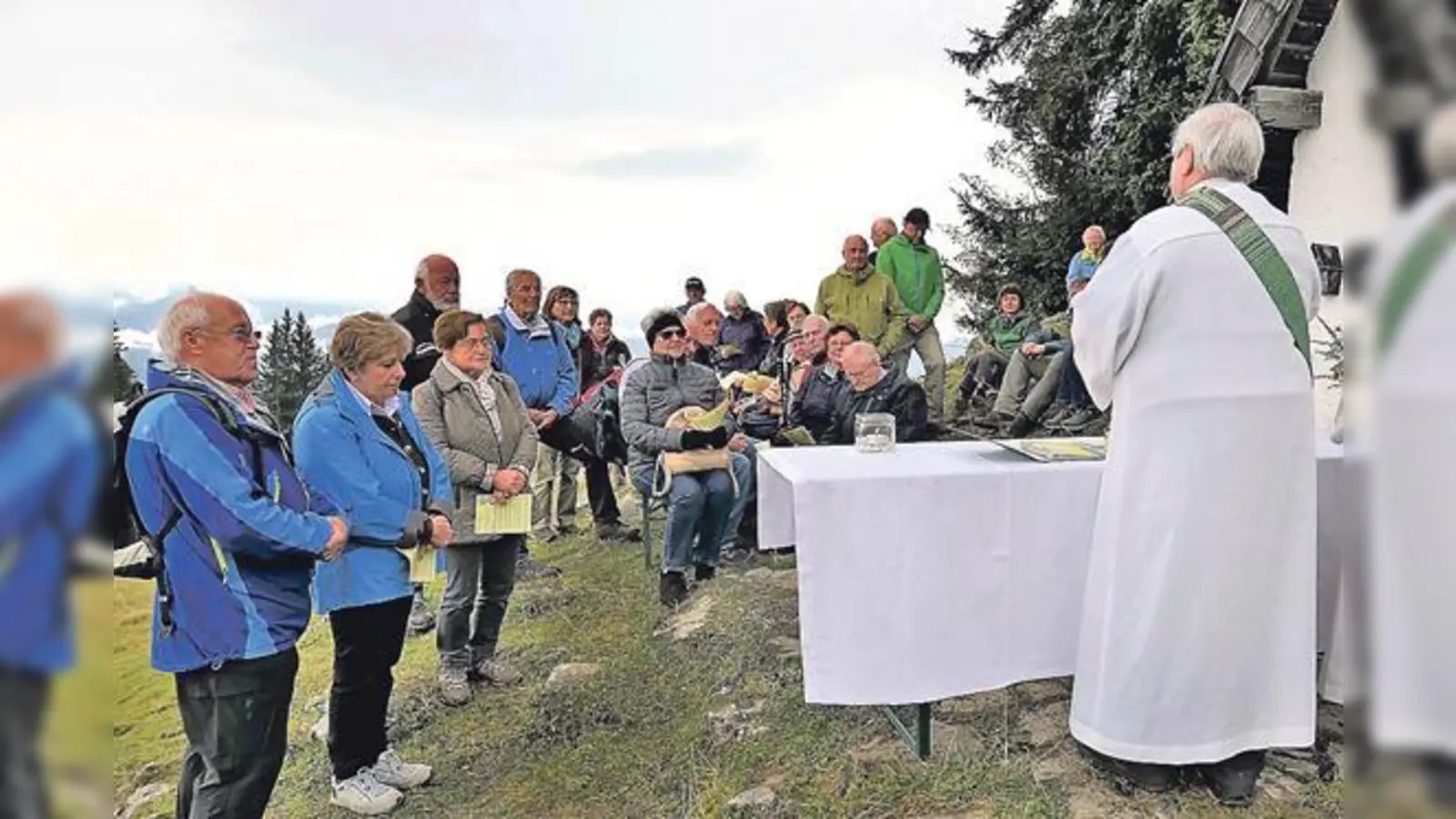 Der Berggottesdienst der Kolpingsfamilie fand heuer am Brauneck in Lenggries statt.	 (Foto: Kolpingsfamilie)