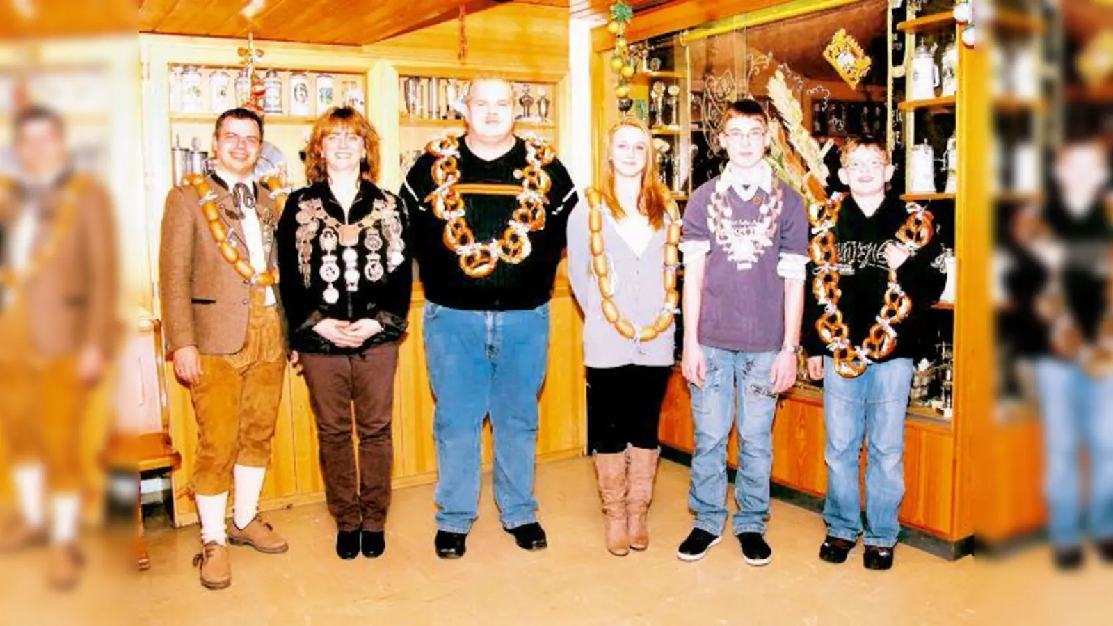 Stefan Hufer, Sabine Spängler, Stefan Komarek, Vanessa Lembcke, Stefan Partsch und Christoph Rast (von links) sind die besten Schützen.	 (Foto: Privat)
