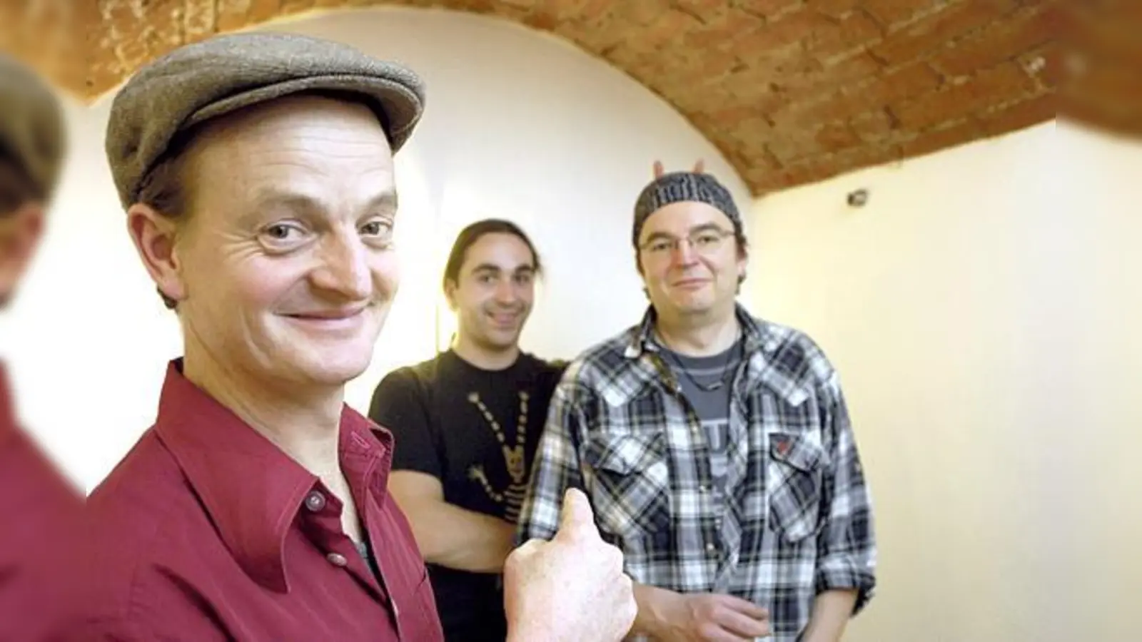 Die »d`Housemusi« mit Martin Regnat, Toni Fischer und Sepp »Mü« Müller.	 (Foto: Privat)