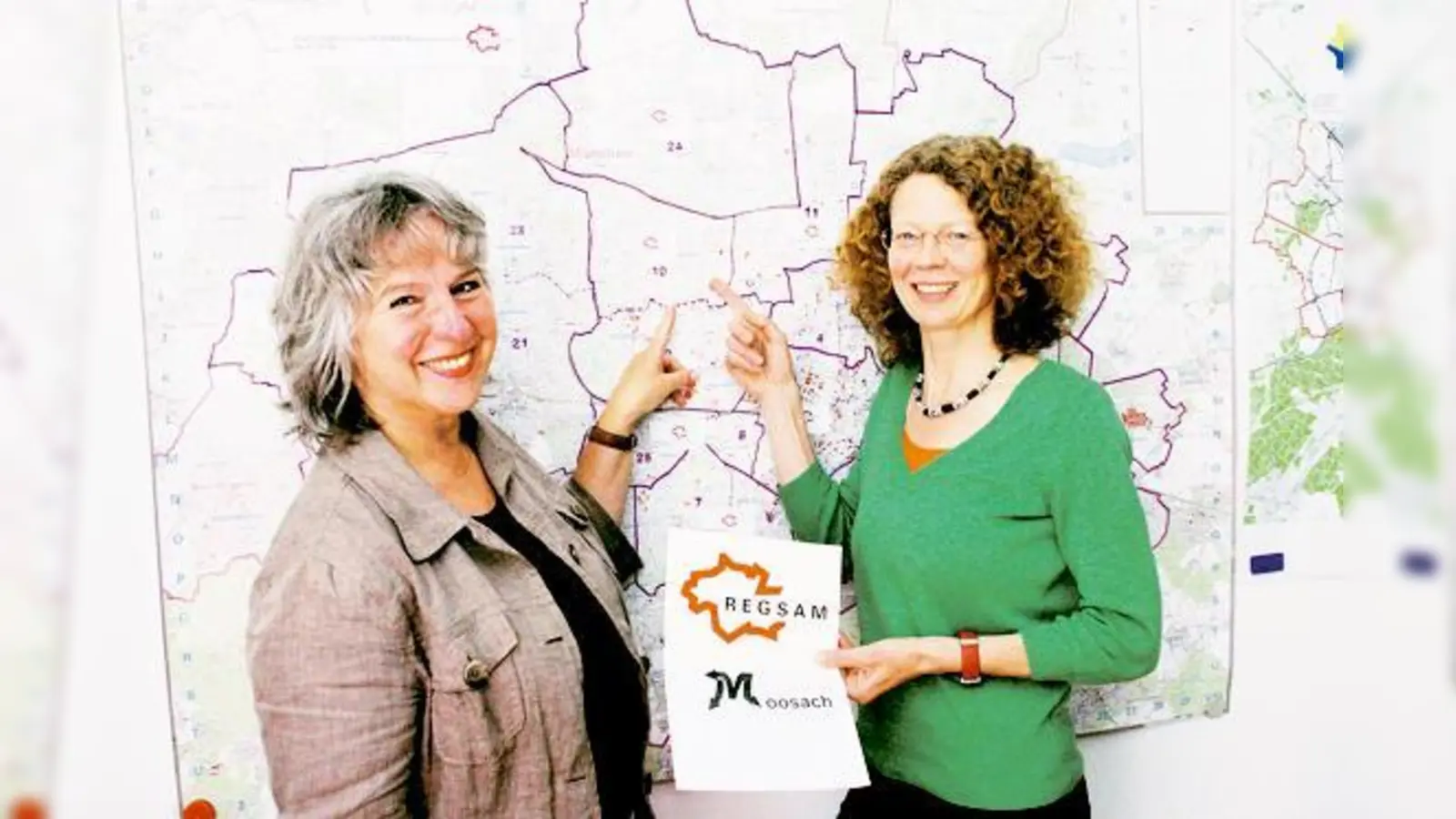 Die Regsam-Moderatorinnen Gretel Rost und Friederike Goschenhofer sind unter anderem für Moosach zuständig. Bürger an der Armutsgrenze sollten sich bei ihnen oder anderen helfenden Einrichtungen melden, »bevor der Kühlschrank leer ist«.	 (Foto: ko)