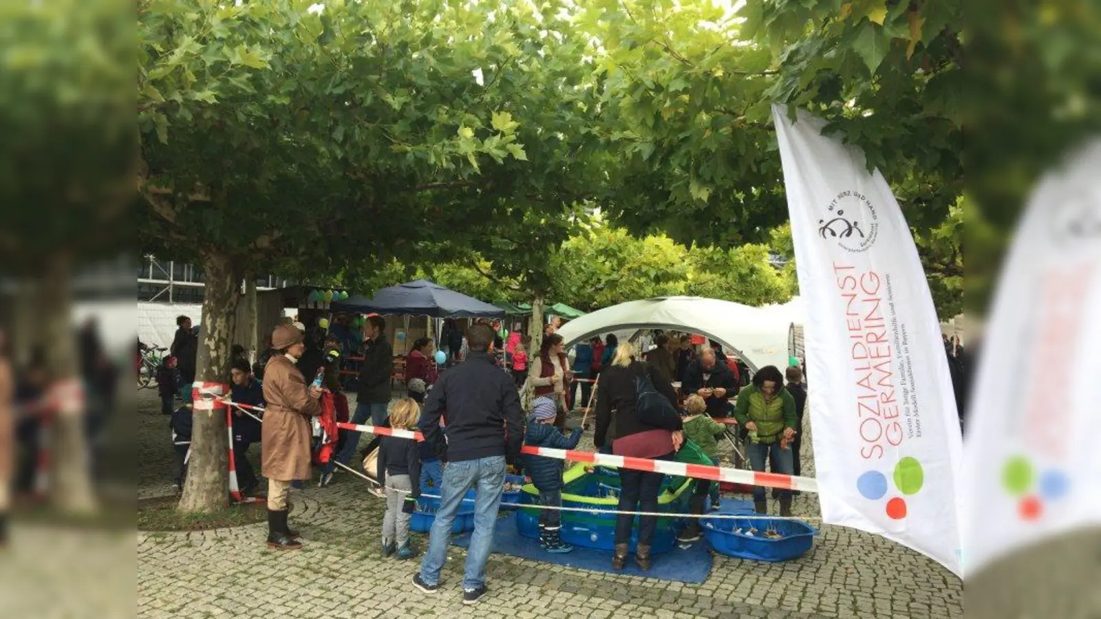 Einen Riesenspaß hatten die Kinder beim Wettangeln. (Foto: Kuttenberger)