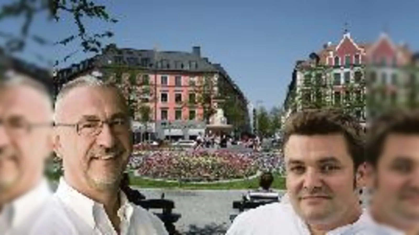 Hohe Tiere gab es 2008 nicht nur im Volkstheater. Während dort Harry persönlich gratulierte, sorgten Waldi (u.re.) und BA-Oberhäupter für Stimmung.   (Fotos: Archiv)