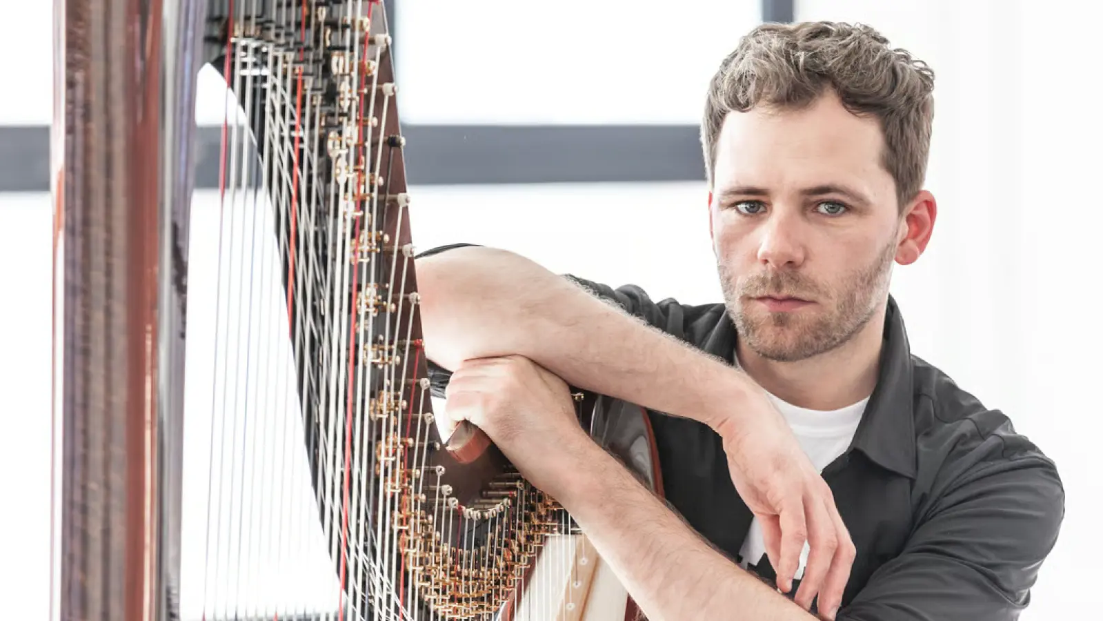 Der Harfenist Alexander Boldachev spielt am 16. Januar im Kupferhaus. (Foto: Ivan Barra)