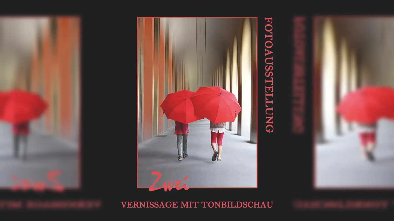 Einladung zur Fotoausstellung.  	 (Foto: Gudrun Höben)