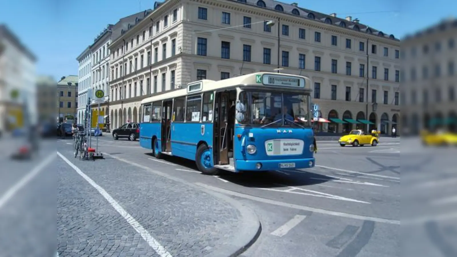 Mit dem historischen Shuttle-Bus ist das MVG-Museum ab 11 Uhr jede halbe Stunde zu erreichen.  (Foto: OCM)