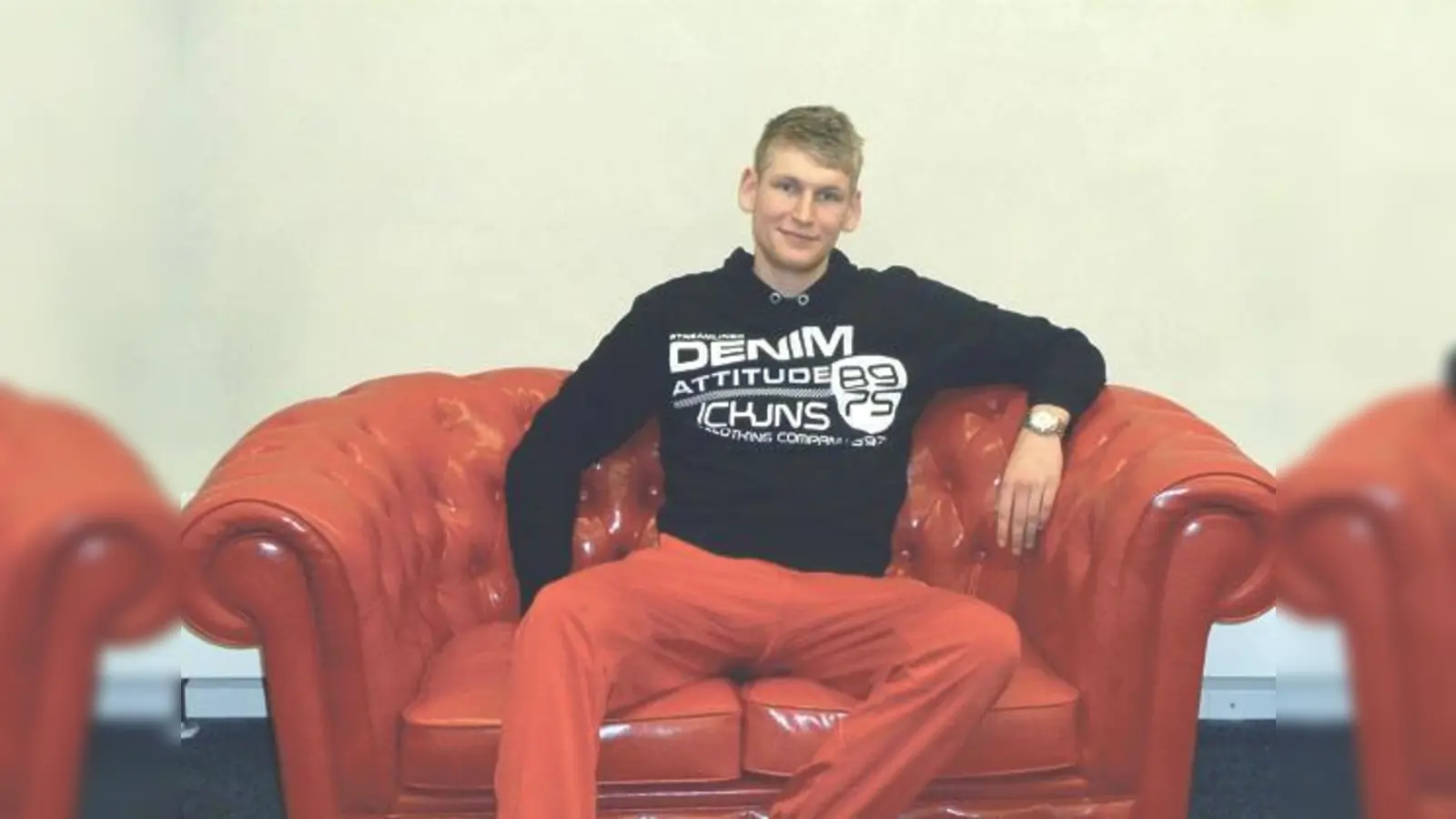 Simon Hirsch hat den Wechsel nach Unterhaching nicht bereut. Auch Trainer Mihai Paduretu ist mit der Entwicklung des Talents zufrieden.	  (Foto: Verein)