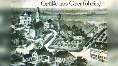 Die "gute alte Zeit" zeigt diese Postkarte aus Oberföhring. (Foto:  NordOstKultur)