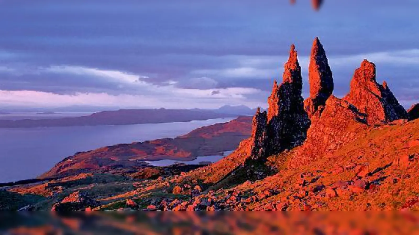 Hartmut Krinitz entführt das Publikum bei seiner Dia-Multivision zu Schottlands weiten Horizonten. 	 (Foto: H. Krinitz)