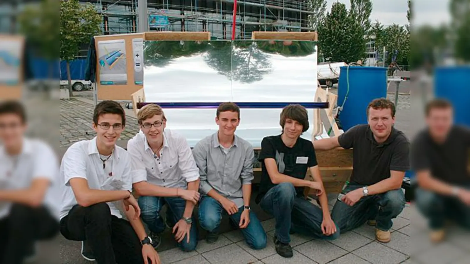 Das Team Solaraqua schaffte es mit seinem Konzept zur Meerwasserentsalzung beim Wettbewerb in Garching auf den sechsten Platz.  (Foto: bb)