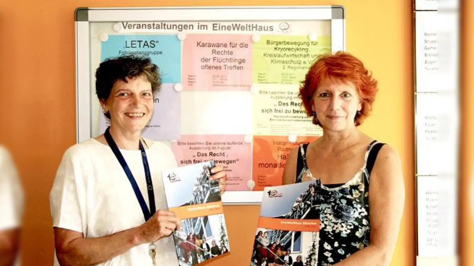 Die EWH-Urgesteine Sigrid Schacht (links) und Anna Regina Mackowiak haben das Auf und Ab der Einrichtung von Anfang an miterlebt. 	 (Foto: scy)