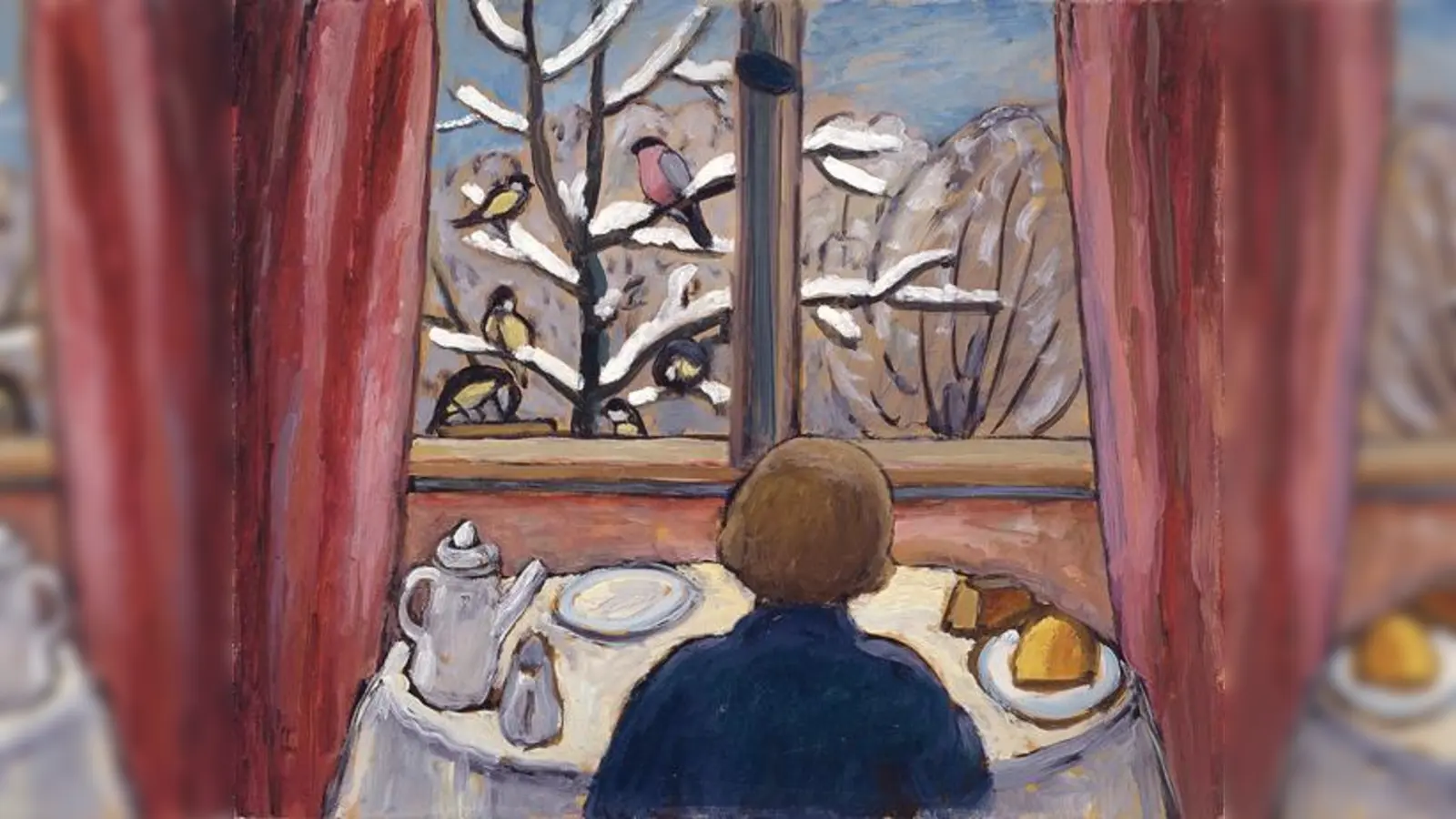 »Das Frühstück der Vögel« von Gabriele Münter, 1934 (Courtesy of the National Museum of Women in the Arts, Washington, D.C. Gift of Wallace and Wilhelmina Holladay) 	        (Foto: Lee Stalsworth © VG Bild-Kunst, Bonn 2017)
