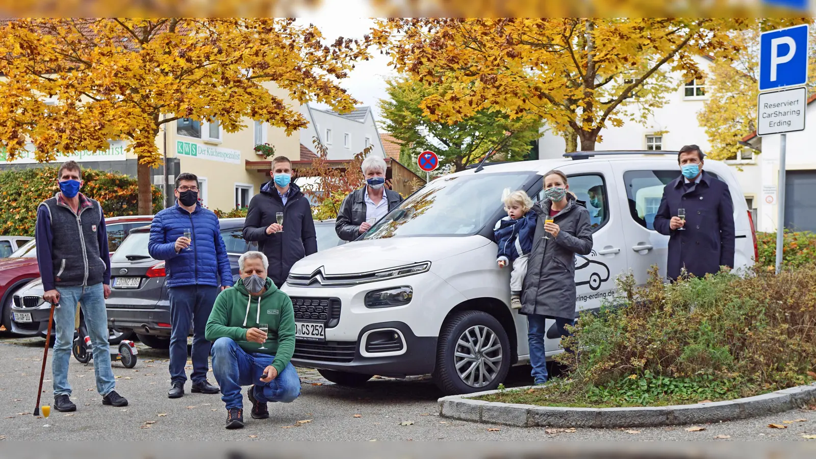 Der Carsharing-Verein Erding hat vor kurzem sein viertes Fahrzeug in Betrieb genommen. (Foto: Carsharing Erding)