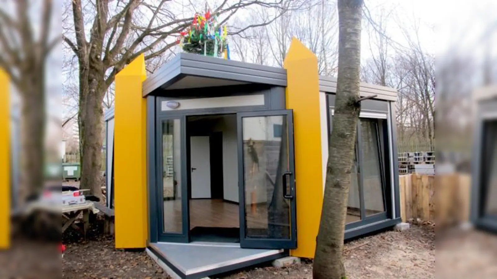 Der neue Pavillon des Feldbogensportvereins aus Moosach.	 (Foto: privat)