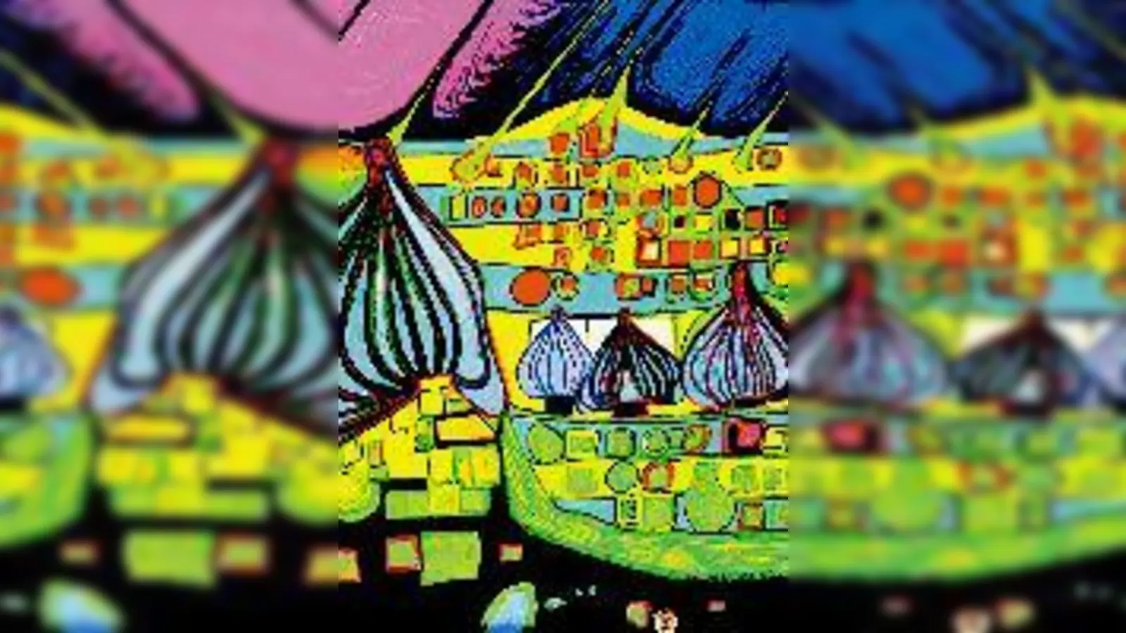 Ausstellung mit farbenfrohen Bilder und Botschaft von Hundertwasser. 	 (Foto: VA)