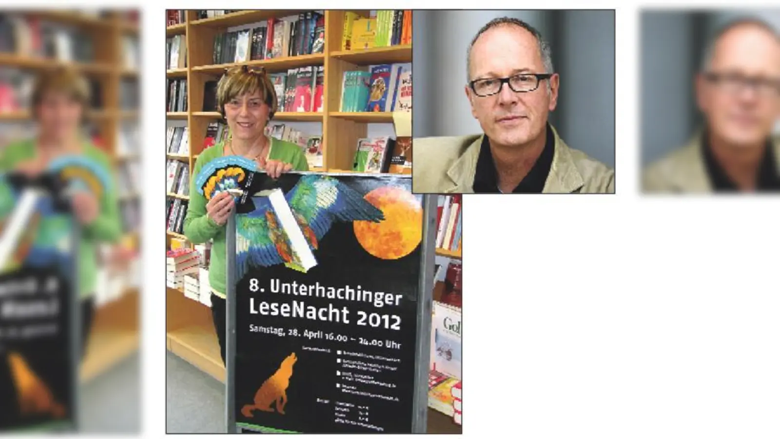 Christine Helming freut sich schon auf viele Besucher bei der 8. Unterhachinger Lesenacht. Zu den erfolgreichen Autoren gehört Andreas Föhr.	 (Foto: Woschée/Torsten Silz)