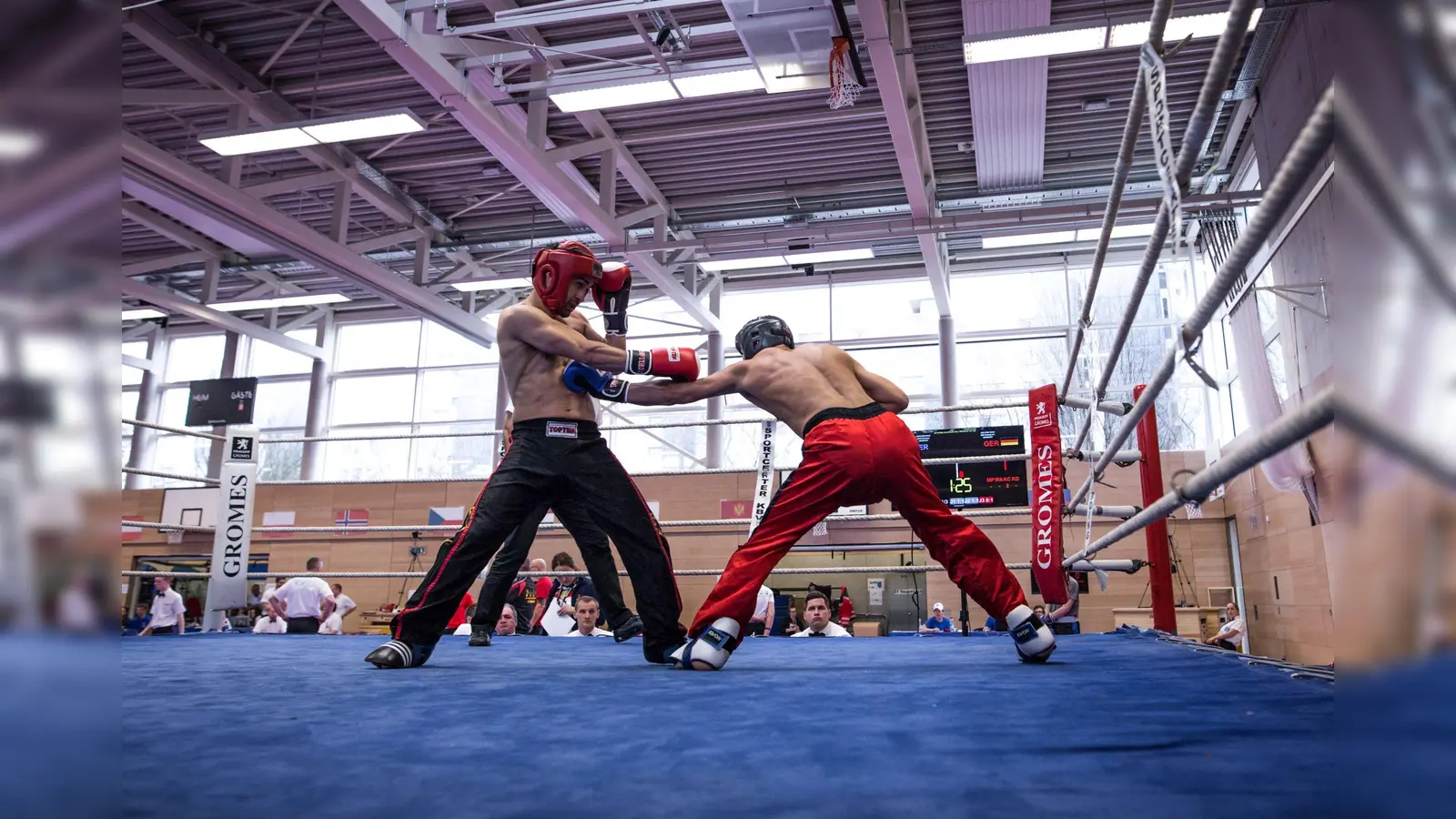Beim German Open Kickboxturnier vom 15. bis 17. März beim SVN, wird wieder über Sieg oder Niederlage von knapp 1.000 Sportlern entschieden. (Foto: VA)