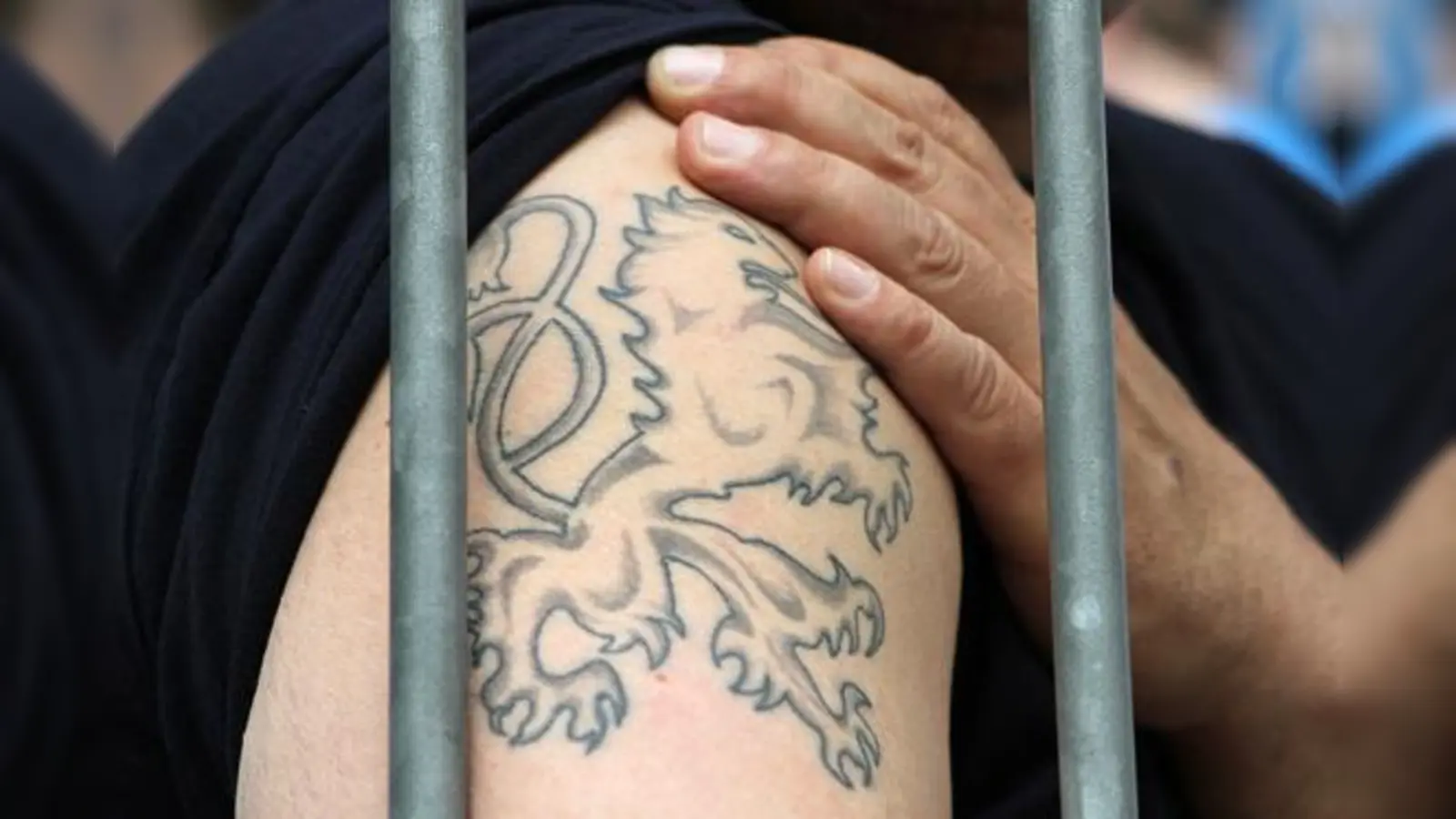 Den Löwen mehr als im Herzen.  (Foto: A. Wild)