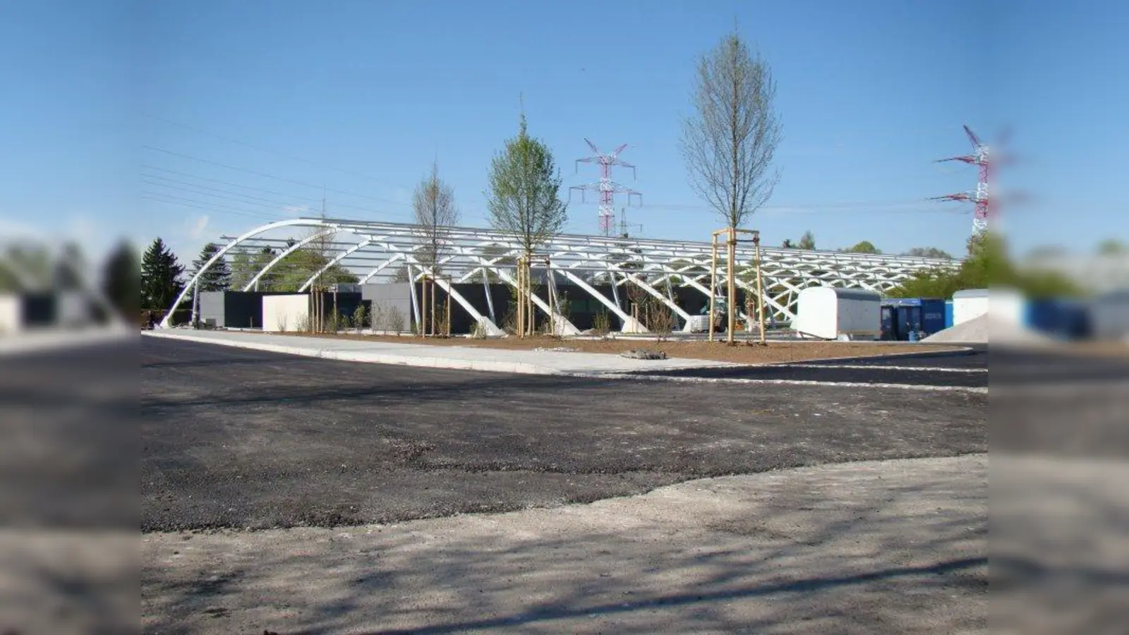 An der Mühlangerstraße in Langwied wird der neue Großmengenwertstoffhof gebaut. (Foto: pst)