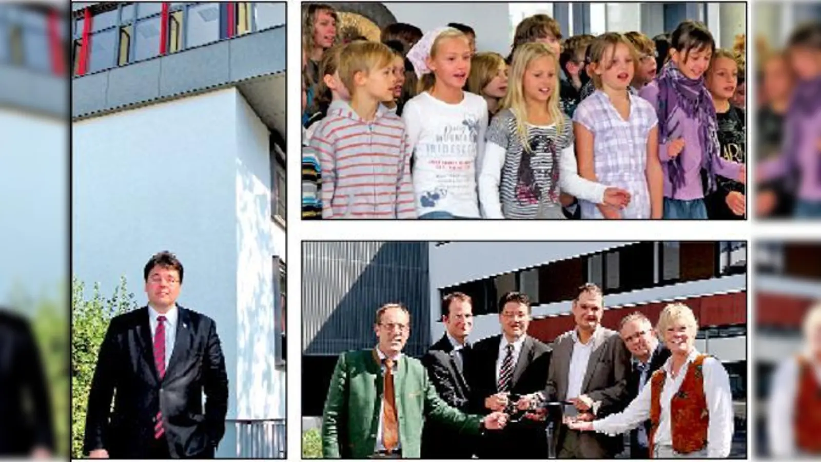 Glücksmomente und blankes Entsetzen gab es in Anbetracht der Schulumbauarbeiten und -anbauarbeiten im südöstlichen Landkreis in diesem Jahr. 	 (F.: hw/esm)