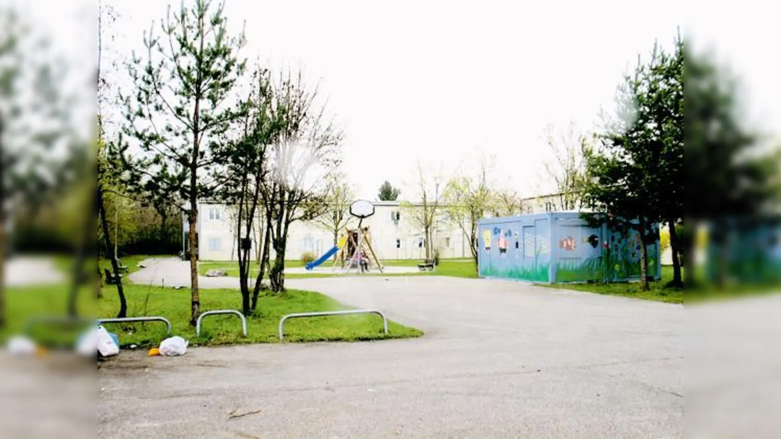 Die Gemeinschaftsunterkunft an der St.-Veit-Straße soll als eine der letzten Containeranlagen geschlossen werden.	 (Foto: aha)