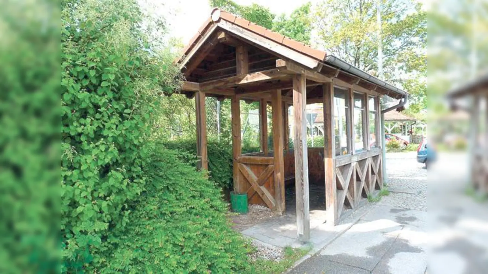 Am 23. Juni wird das Schutzhäuschen an der Ecke  Eichenallee abgerissen.	 (Foto: Stadt Ebersberg)