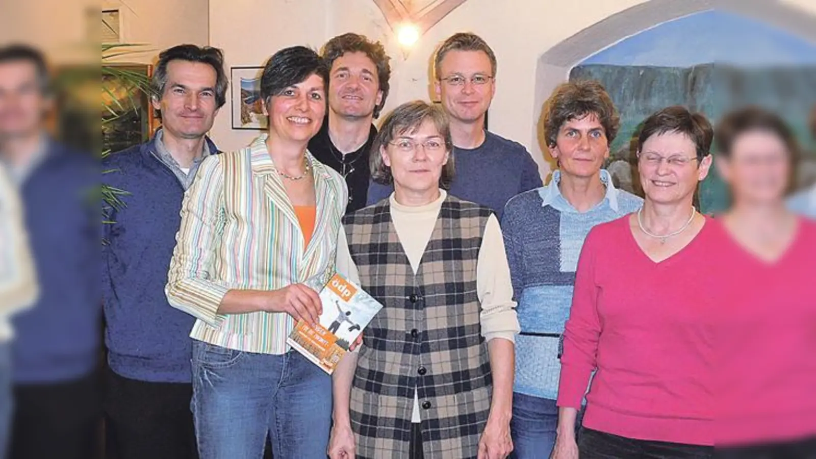 Die ÖDP Ebersberg: Martin Störkle, Rosi Reindl, Helmut Kirchlechner, Johanna Weigl-Mühlfeld, Martin Baumgartner, Monika Ehrenböck und Maria Gallender (v. li.).	 (Foto: ÖDP)