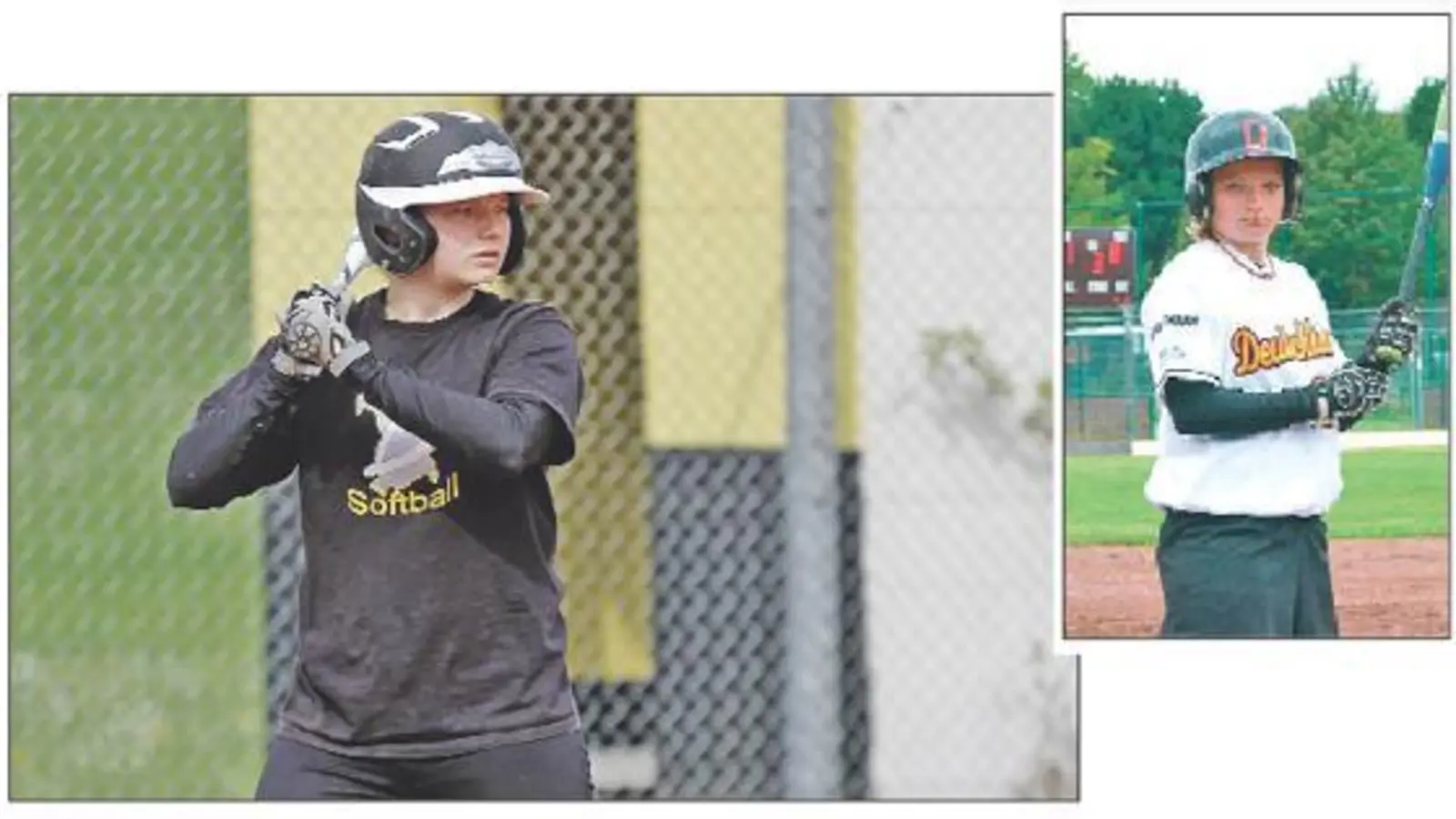 Juniorennationalspielerin Fiona Brosch in Aktion: Ihre Erfahrungen aus etwa zehn Jahren Softball gibt die 16-Jährige auch als Nachwuchstrainerin bei den Red Sharks Hallbergmoos weiter  vor allem an gleichaltrige Jungs.	 (Fotos: privat)