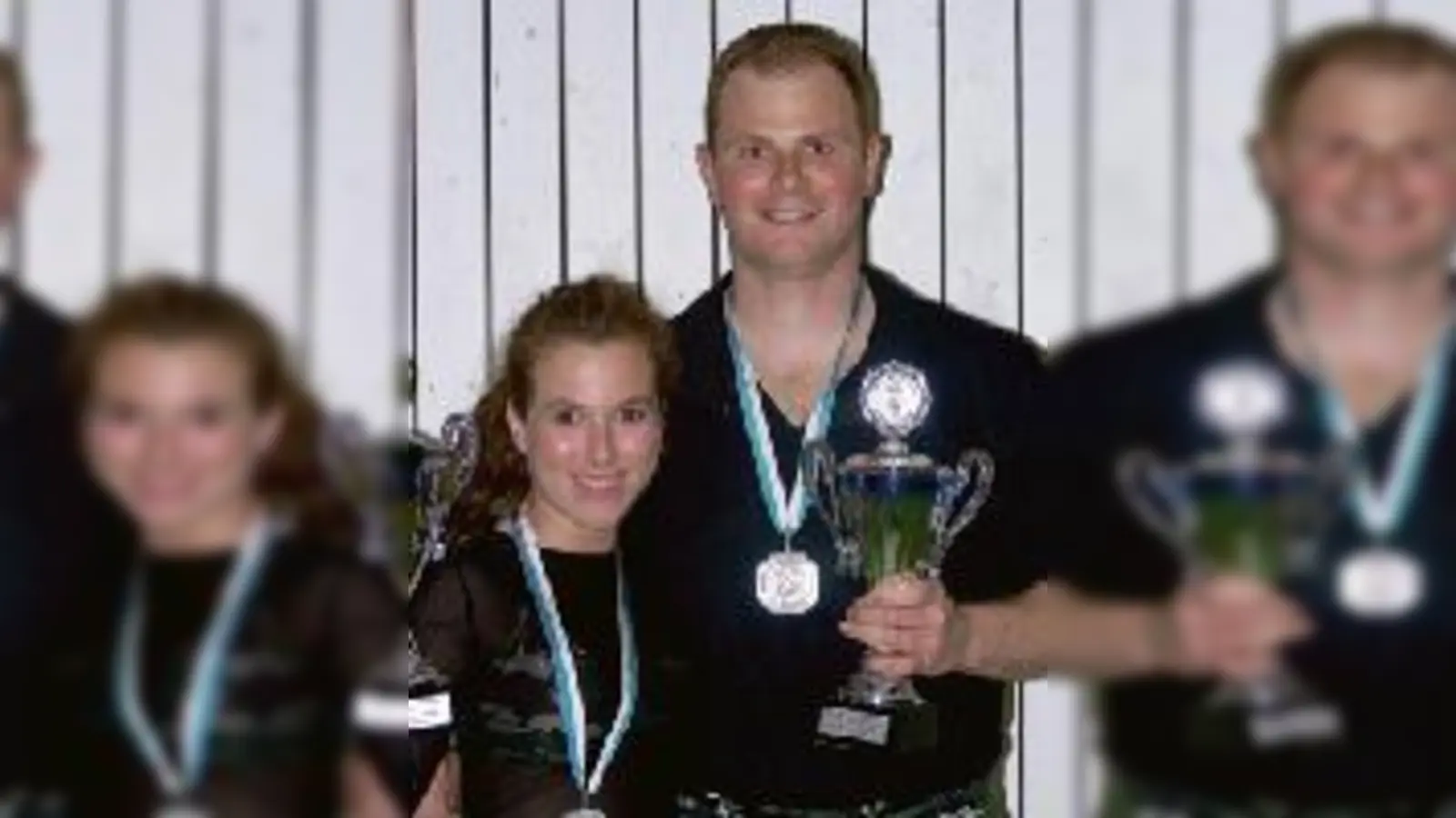 Kathrin Seitz und Benedikt Samweber dürfen sich bayerische Vizemeister nennen. 	 (Foto: TSG)