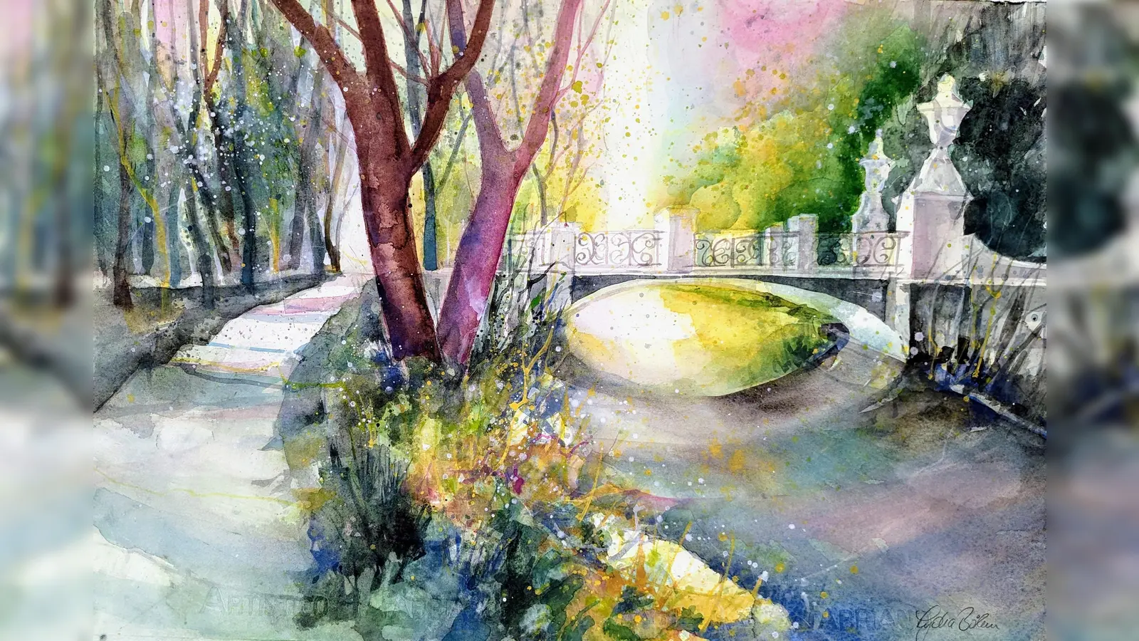 Brücke am Pagodenschloss. (Foto: Lydia Böhm)