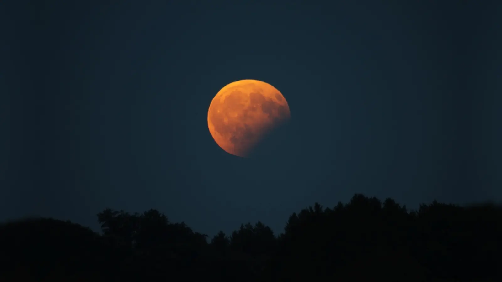 Ähnlich wie am 7. August 2017 wird der Mond am 16. Juli 2019 aussehen. (Foto: Peter Stättmayer)