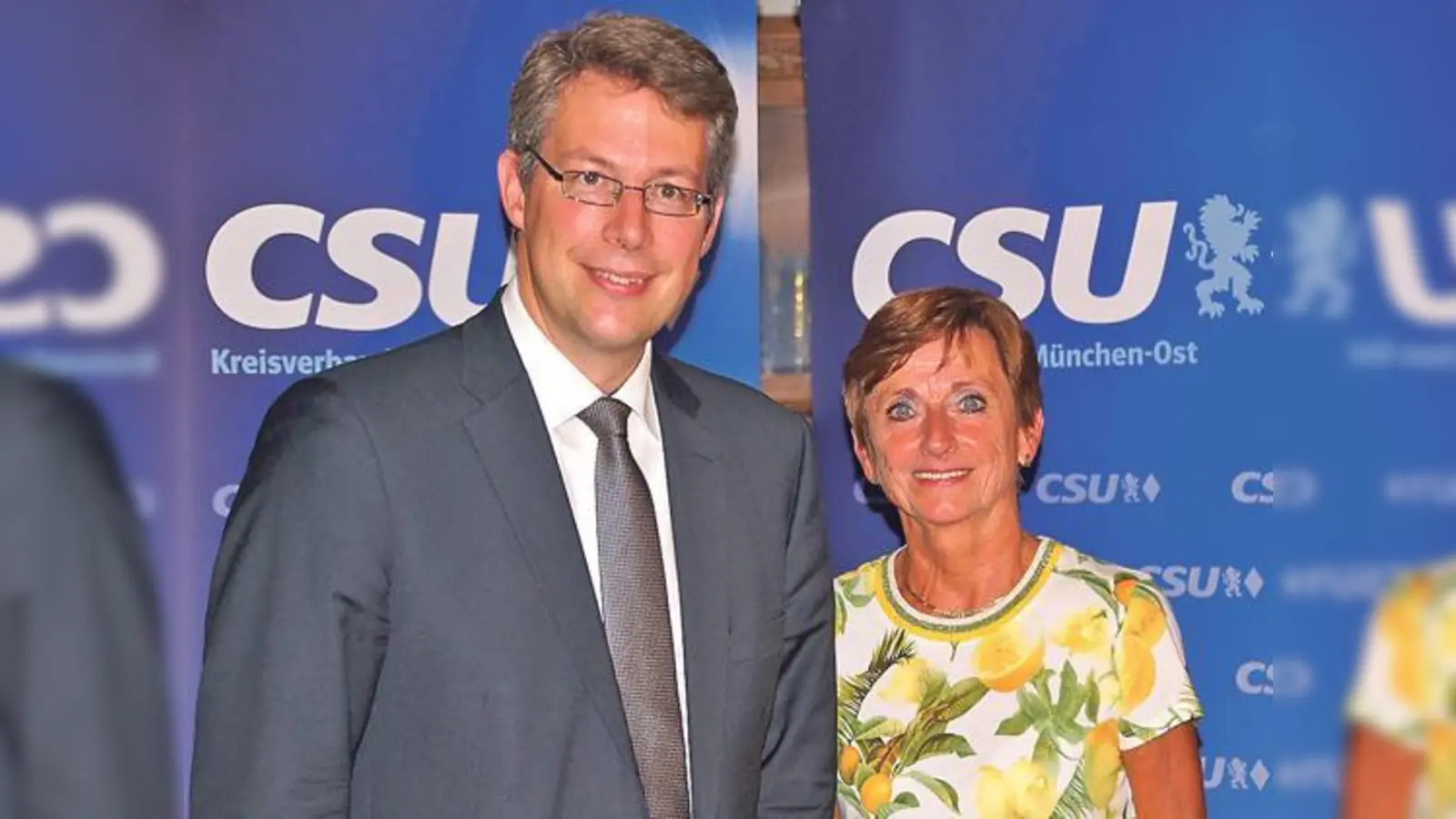 Ein bewährtes Tandem für Landtag und Bezirkstag: MdL Markus Blume und Bezirksrätin Friederike Steinberger.	 (Foto: privat)
