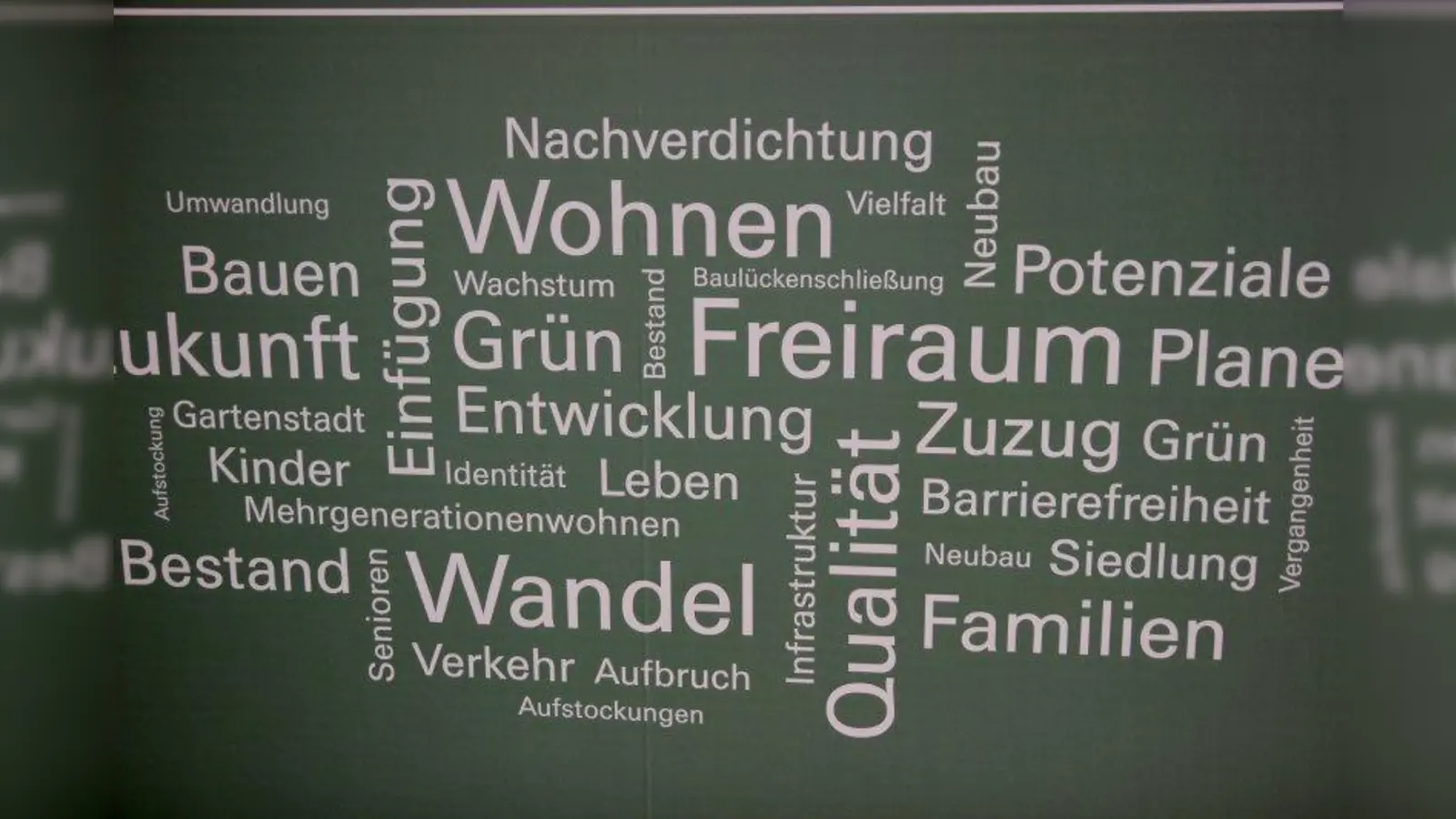 Wie kann Wohnen in Zukunft aussehen? Die derzeitige Ausstellung im Stadtteilladen Pasing gibt dazu spannende Einblicke in die Planungsideen Münchens und der umliegenden Gemeinden. (Foto: us)