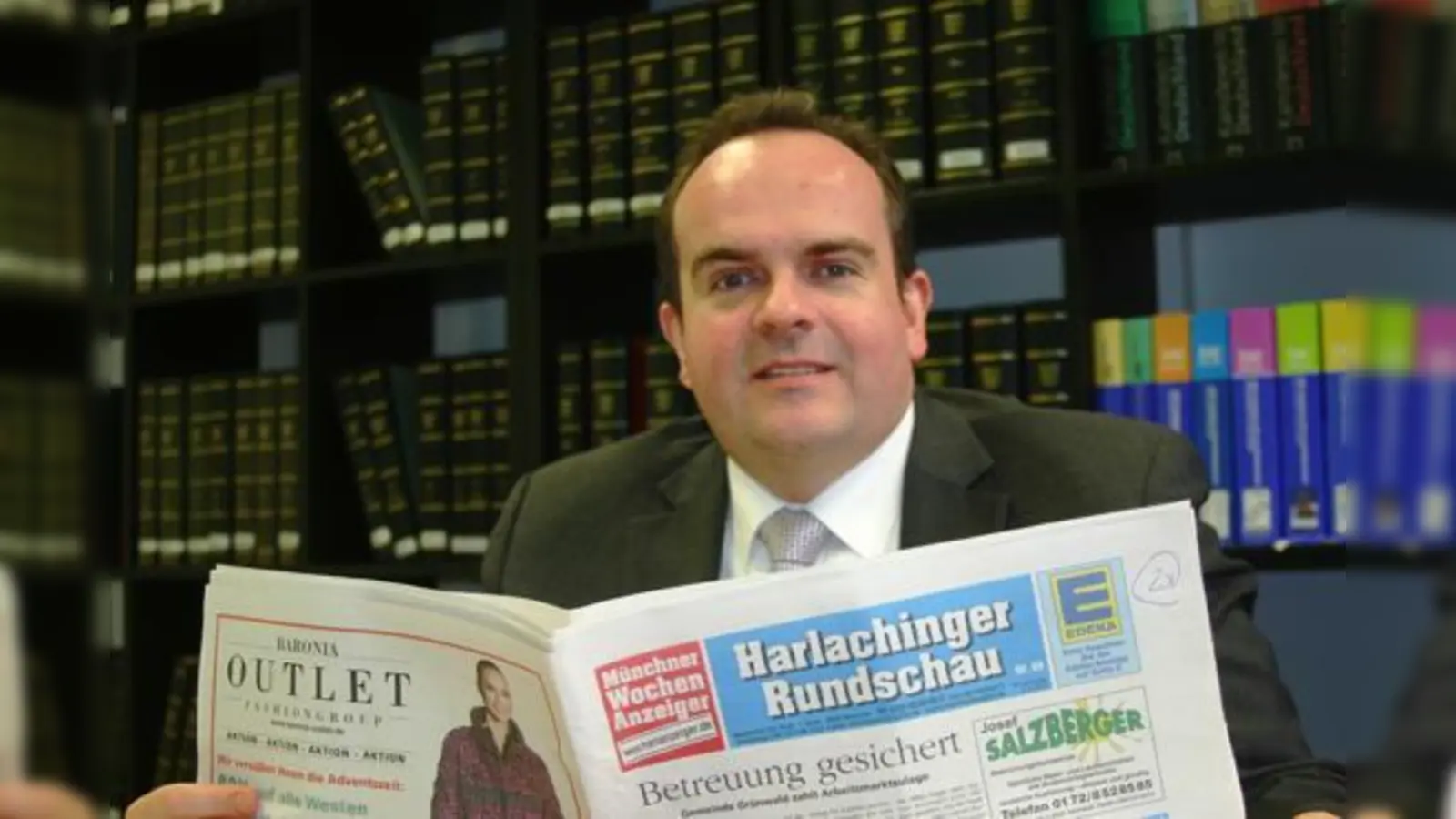 BA-18-Vorsitzender Clemens Baumgärtner im Gespräch mit dem Münchner Wochenanzeiger über die Herausforderungen im Jahr 2015.	 (Foto: H H)