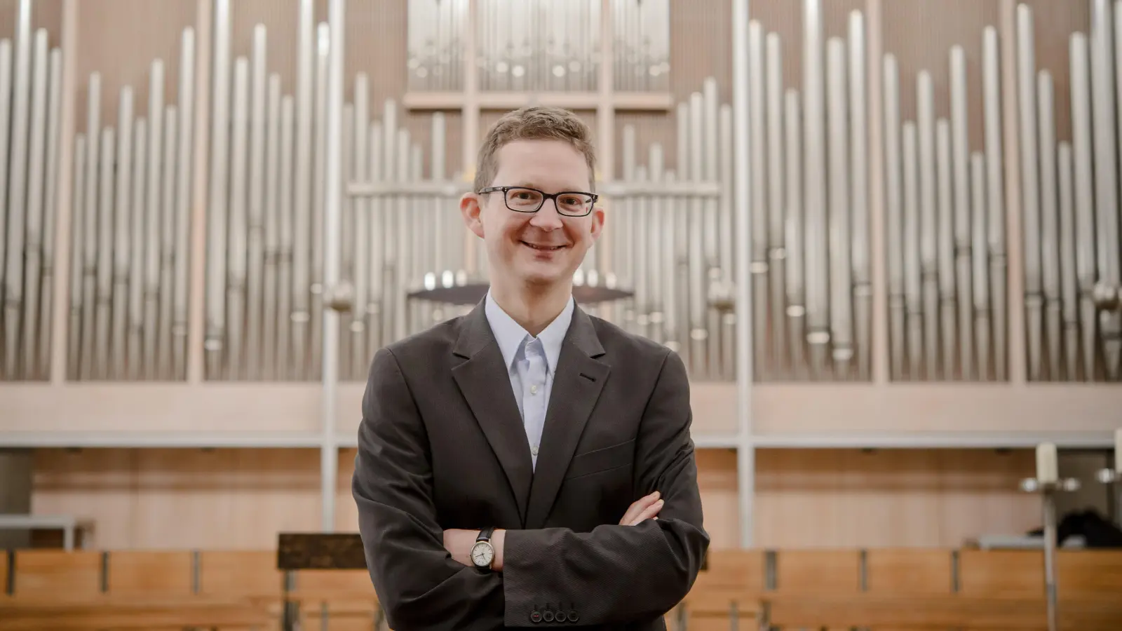 Der Münchner Organist Tobias Skuban ist bei dem Konzert zu Gast. (Foto: Blende11)
