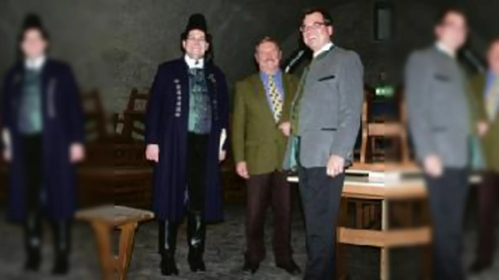 Wolfgang Lippstreu, Andreas Huber und Bernhard Fuchs in den Räumen des Kulturkellers.	  (Foto: ks)