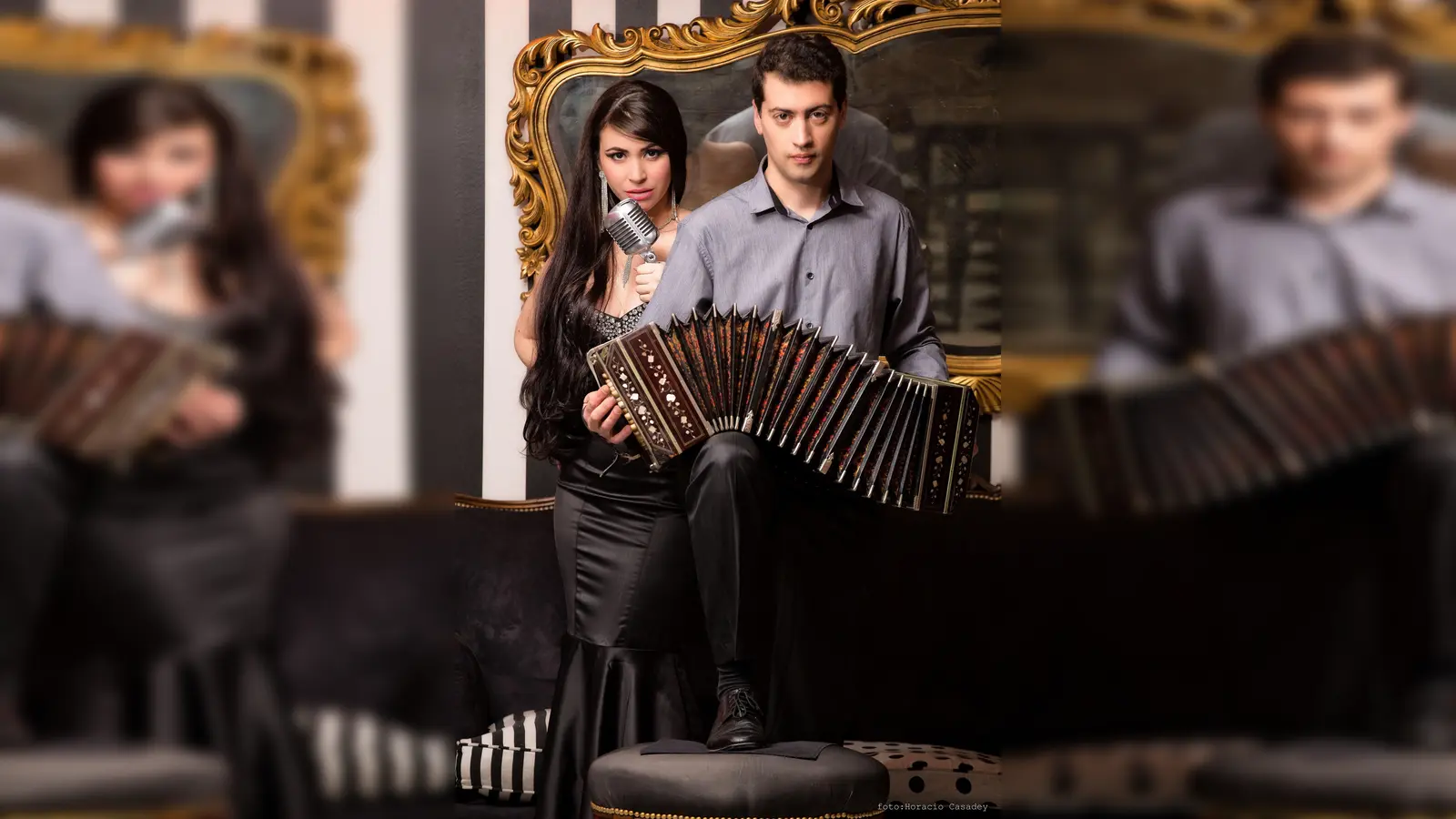 Die Argentinier Gabriel Merlino und Vanina Tagini sind Tangomusiker aus Leidenschaft.  (Foto: VA)