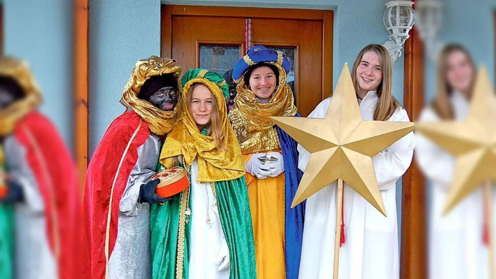 Auch in Ottendichl und Salmdorf waren die Sternsinger fleißig unterwegs.	 (Foto: privat)
