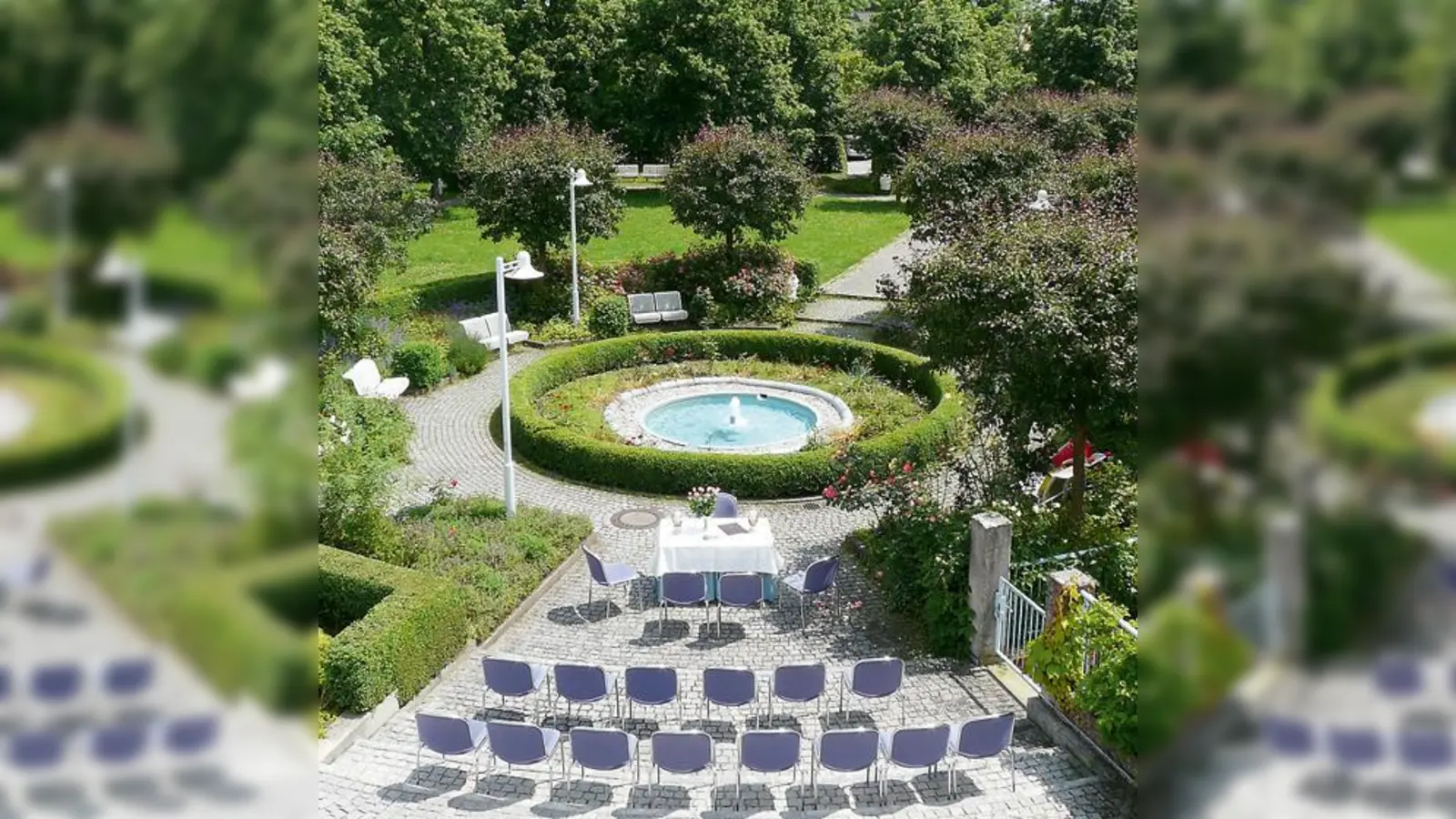 Der Rosengarten.  (Foto: MO)