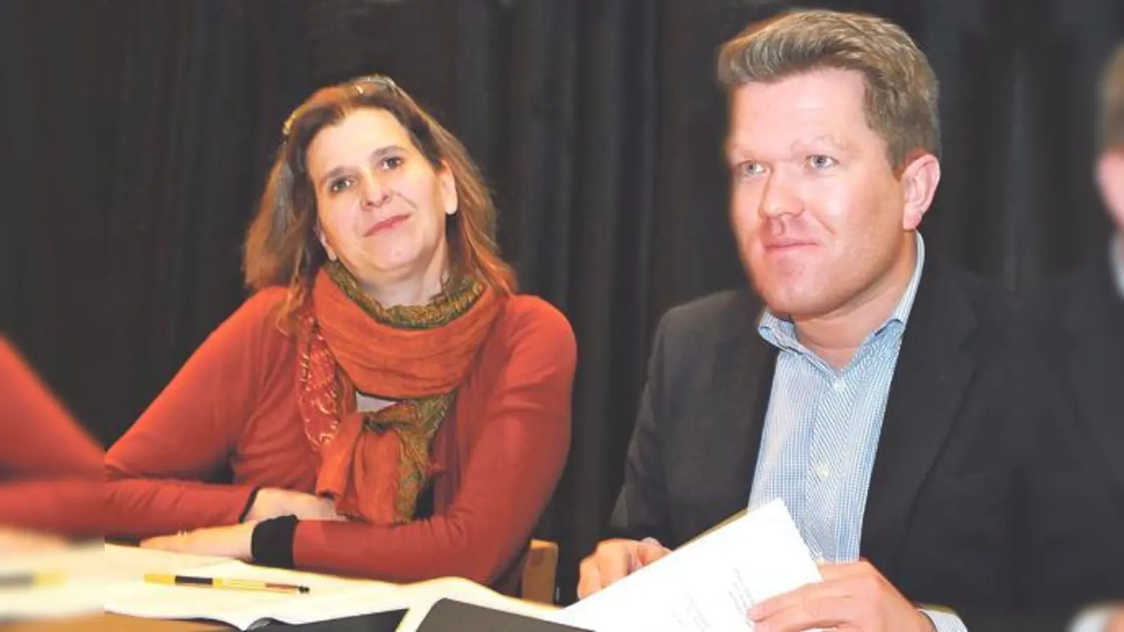 Der Bundestagskandidat der SPD Florian Post bei seinem Vortrag.	 (Foto: Privat)